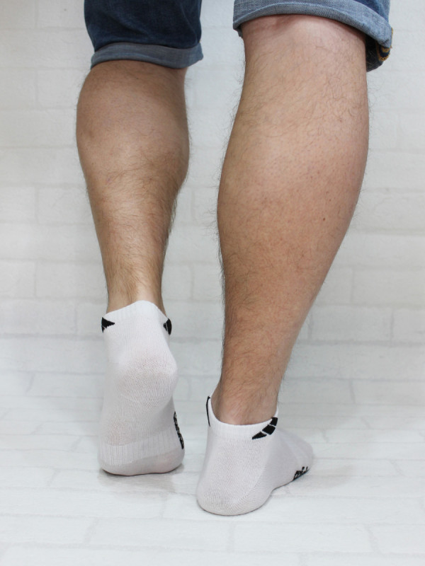 Носки Adidas мужские короткие белые replica